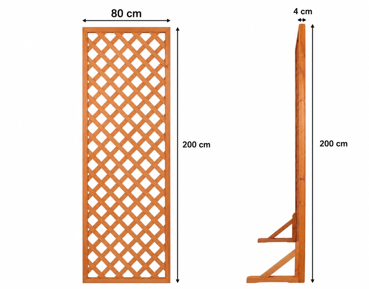Garden Fence for Climbing Pots & Plants 1 Piece (Only Screen)