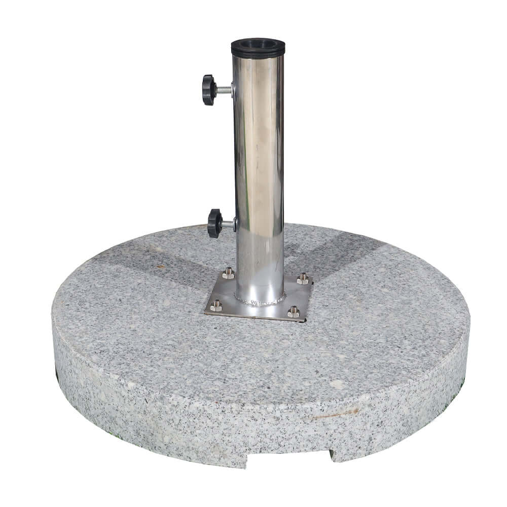 Outdoor Round Marble Umbrella Base 40–50kg